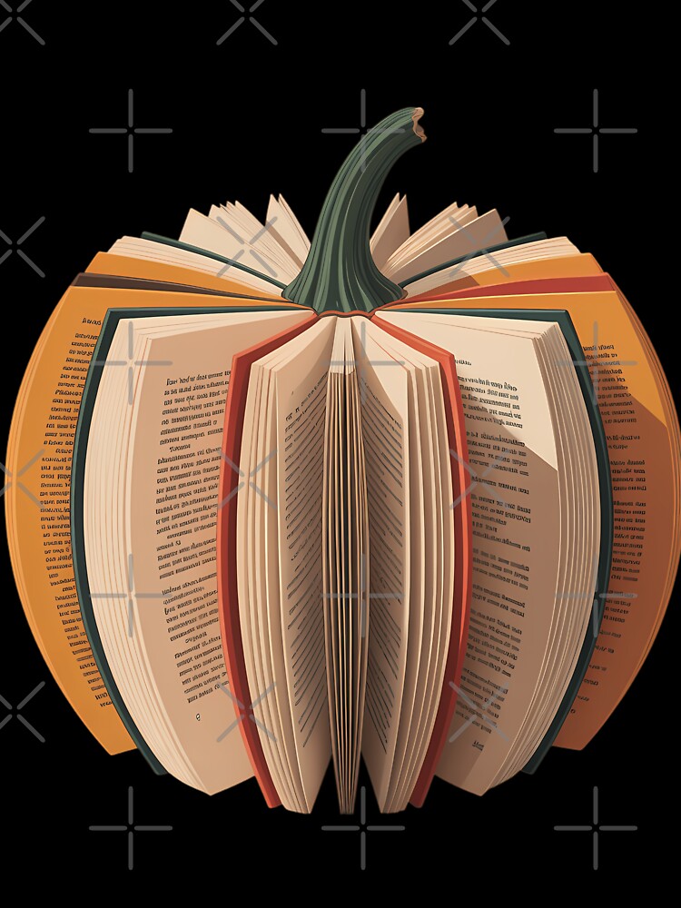Book Pumpkin Autumn Fall Librarians Bookworm Teacher by brynatshop