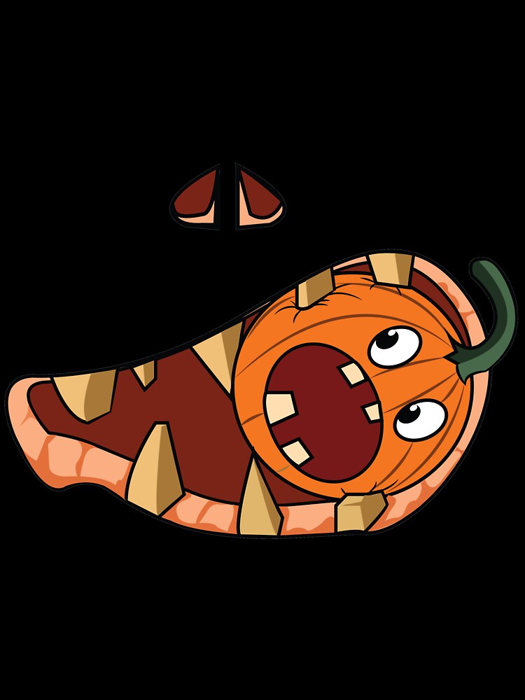 Spooky Jack O' Lantern Pumpkin Eating Pumpkin by qitrechio