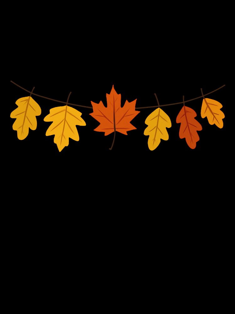 Autumn Leaves Garland - Cozy Fall Decoration Design by anna2681