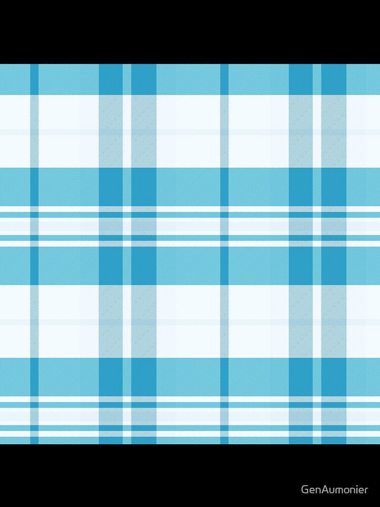 Winter Aesthetic Arable 1 Hand Drawn Textured Plaid Pattern by GenAumonier