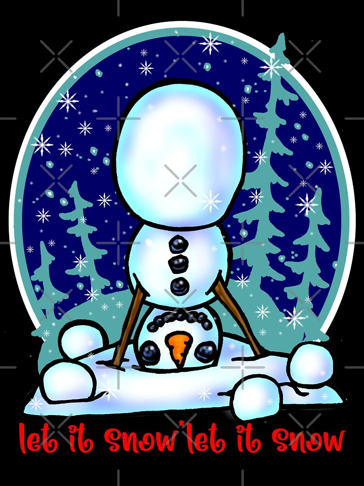 weird snowman  -22 by sandpiperstudio