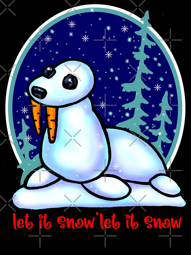 weird snowman  -19 by sandpiperstudio