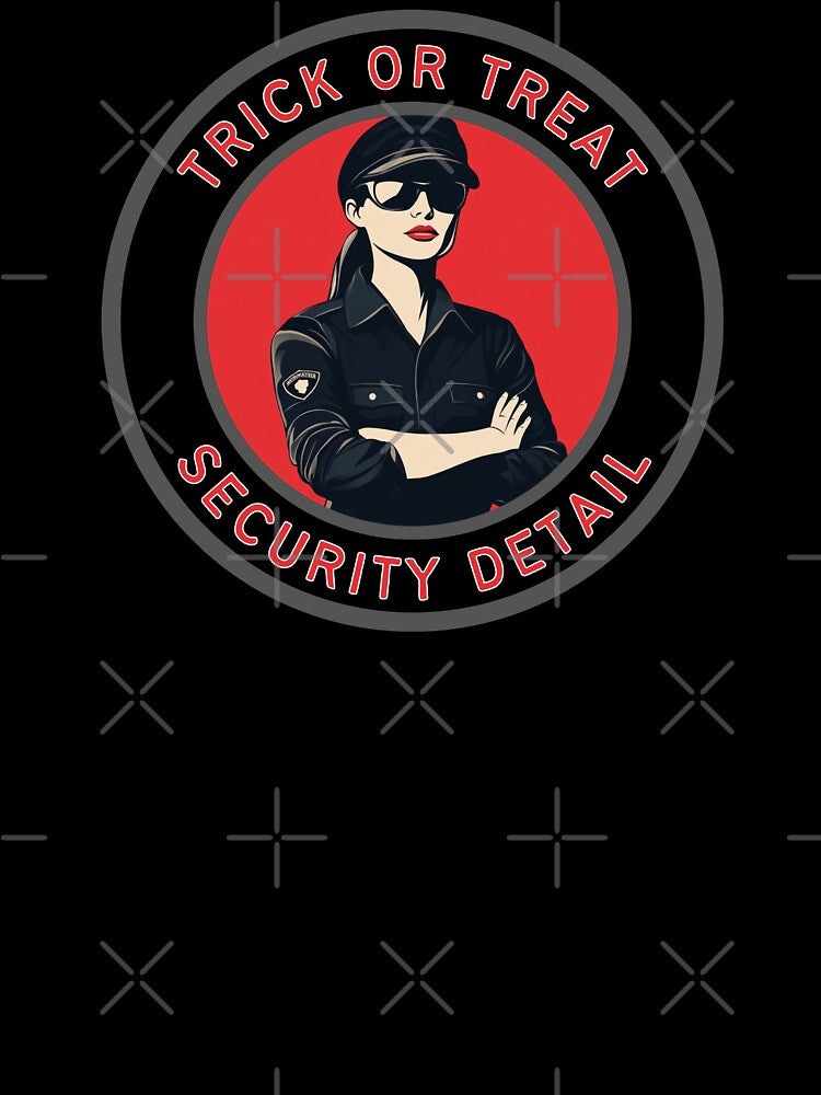 Trick Or Treat Security Detail Funny by MojaveTradePost