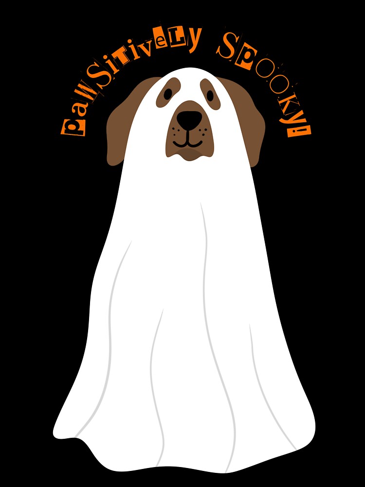 "Pawsitively Spooky!" Dog Ghost Costume Fun by Leaf & Layer