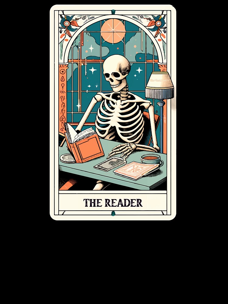 Tarot Card Bookworm The Reader by InkCraftHouse