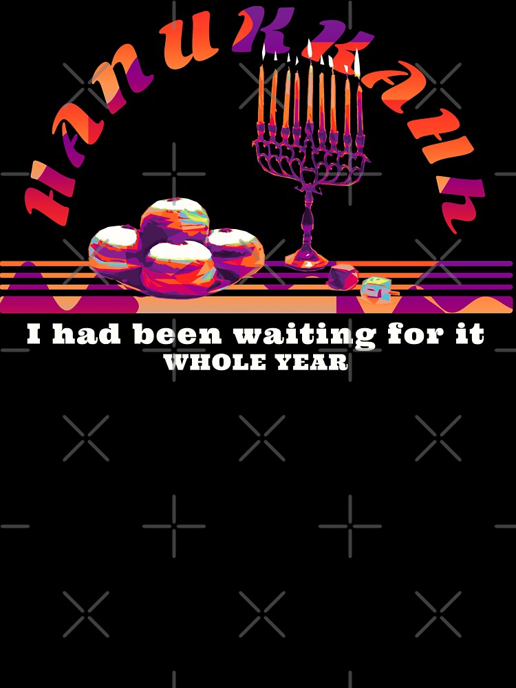 Happy Hanukkah, Sufganiot, Sevivon, Menorah by Pointit