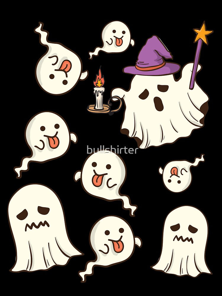 Cute Halloween Ghosts by bullshirter