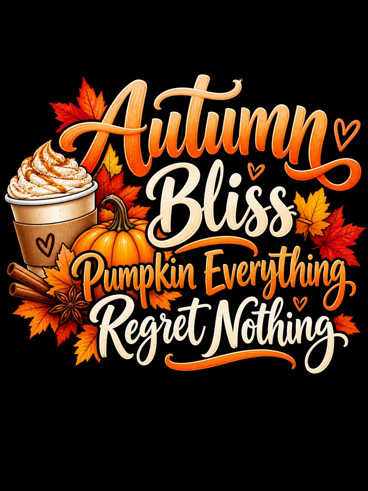 Autumn Bliss pumpkin everything regret nothing by Kwestmi66