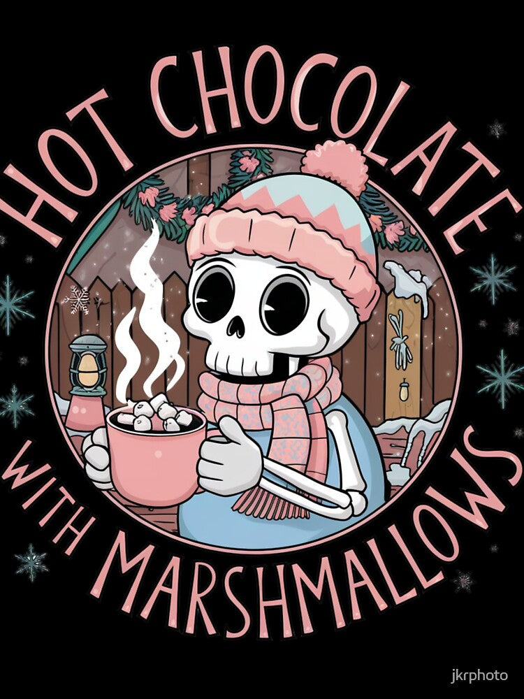 hot chocolate with marshmallows by jkrphoto