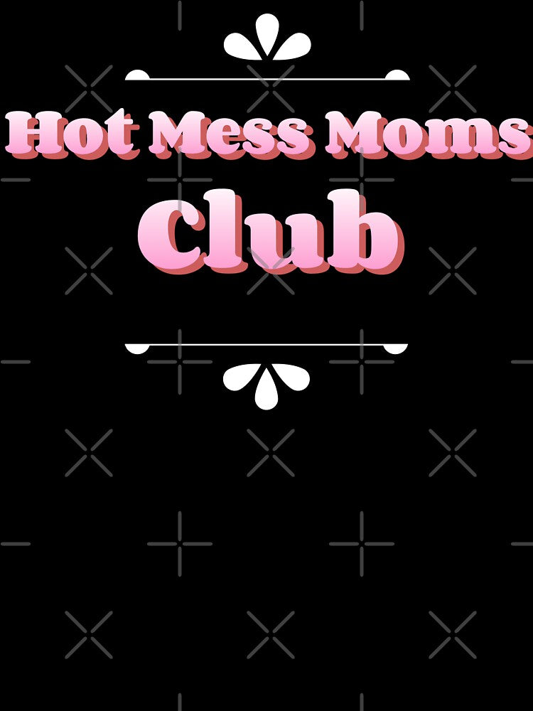 Hot Mess Mom Life | It's A Thing | Funny Exhausted Mom Shirt Retro Exhausted and Tired Moms Club Tee by RandisTees