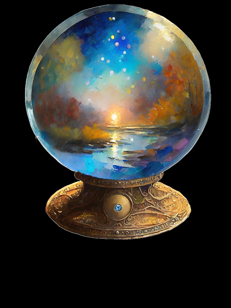 Fortune Teller's Mystical Crystal Ball by Lee Hiller Designs