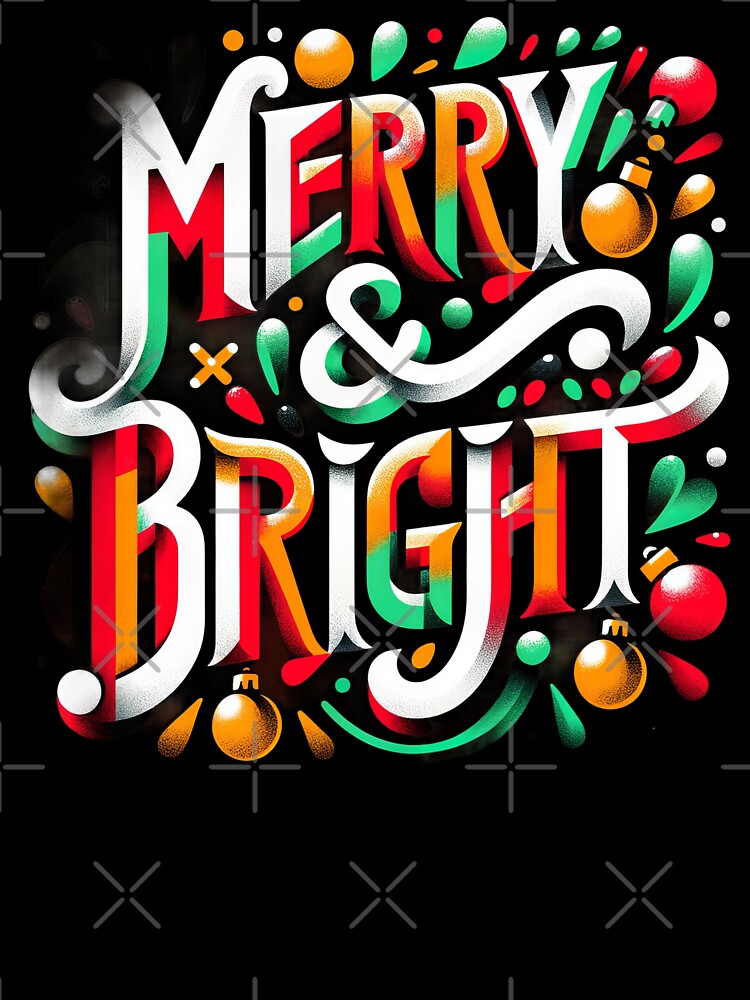 Festive Shine - 'Merry & Bright' Holiday Greetings by Sonic-Store