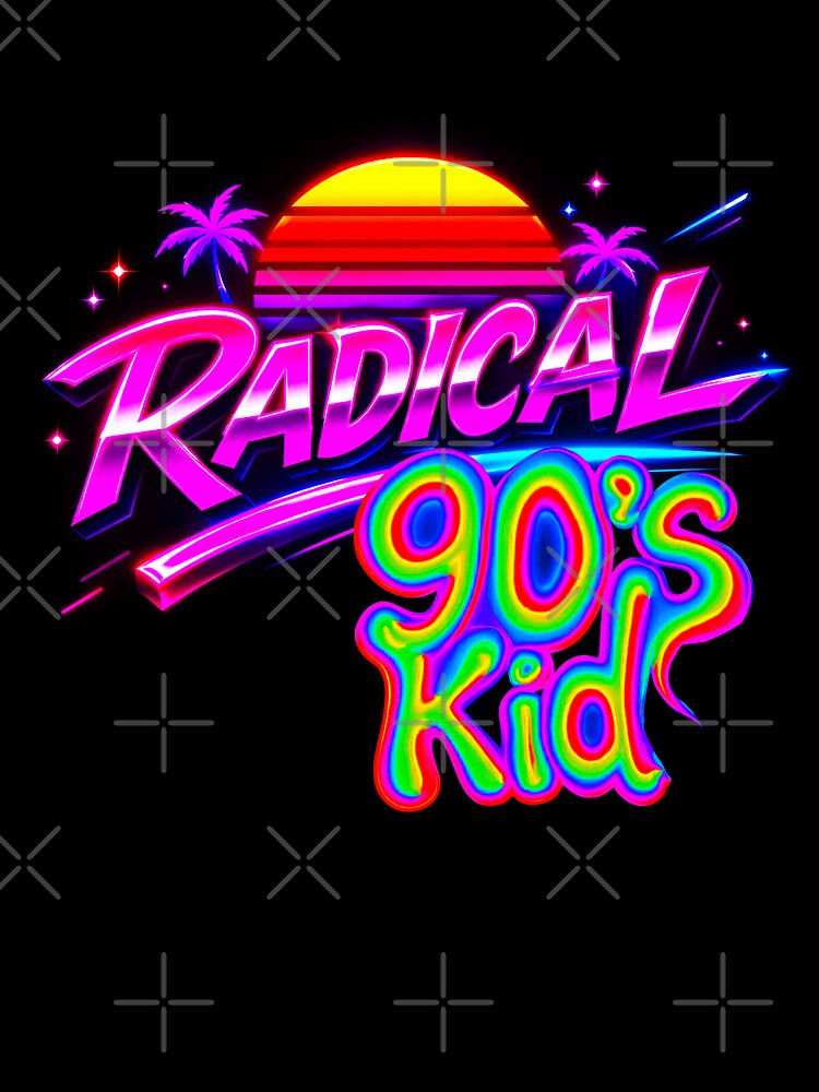 ❇️ INSERT COIN TO CONTINUE COLLECTION ❇️ -  Radical 90's Kid – Arcade Generation Edition by WheelieGdArt