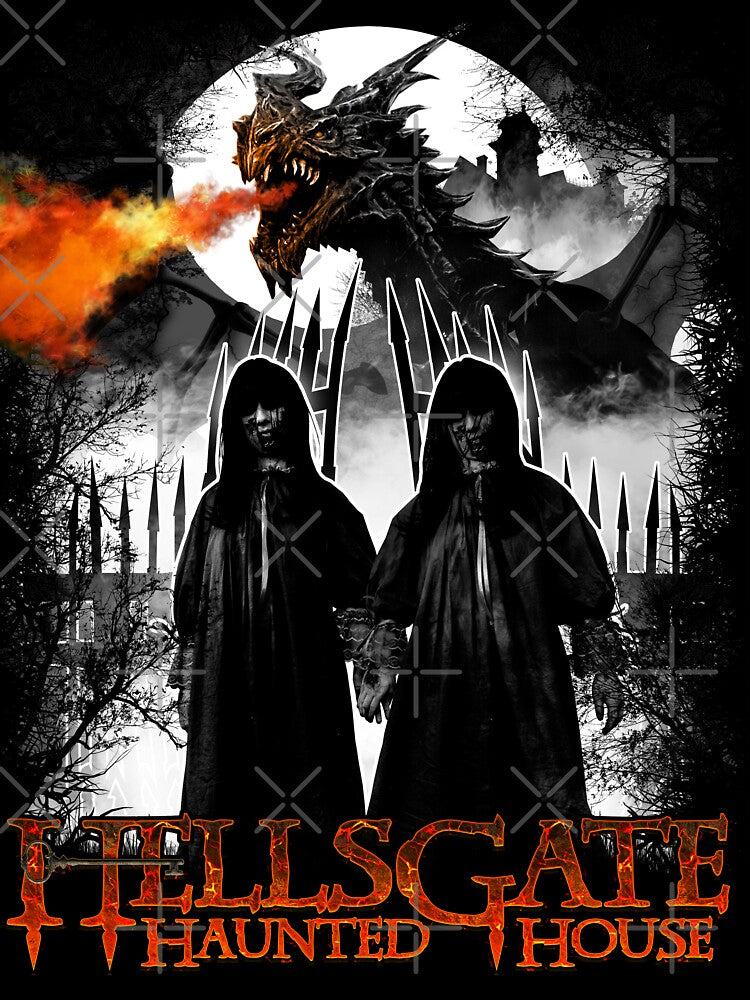 HellsGate Haunted House: Twins with Dragon by TheZombieArmy