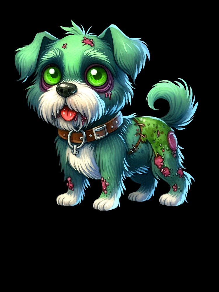 halloween zombie dog by GogoGrove
