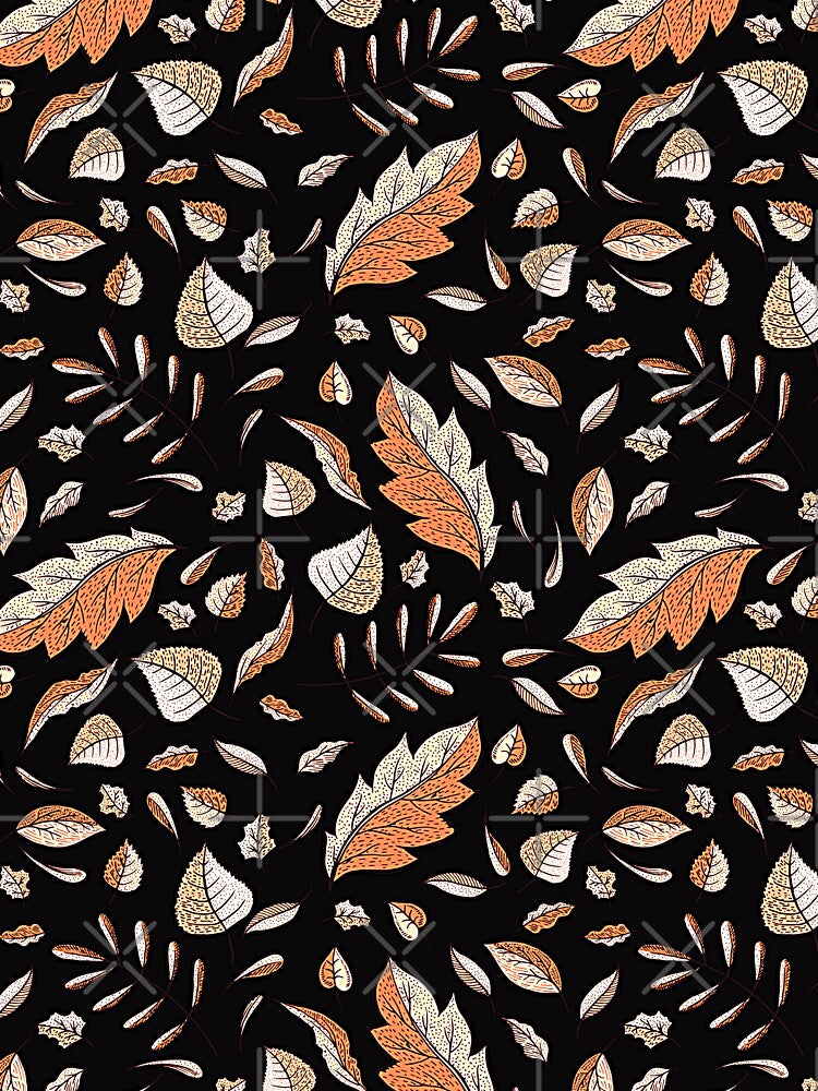 Autumn Leaves pattern by cutecrazytshirt