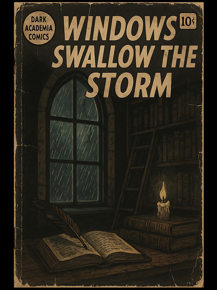 Scholarly Dark Academia: Windows swallow the storm by bapupa