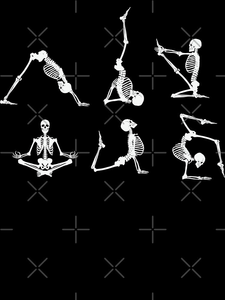 Human Skeleton - Yoga Poses by LionessLove