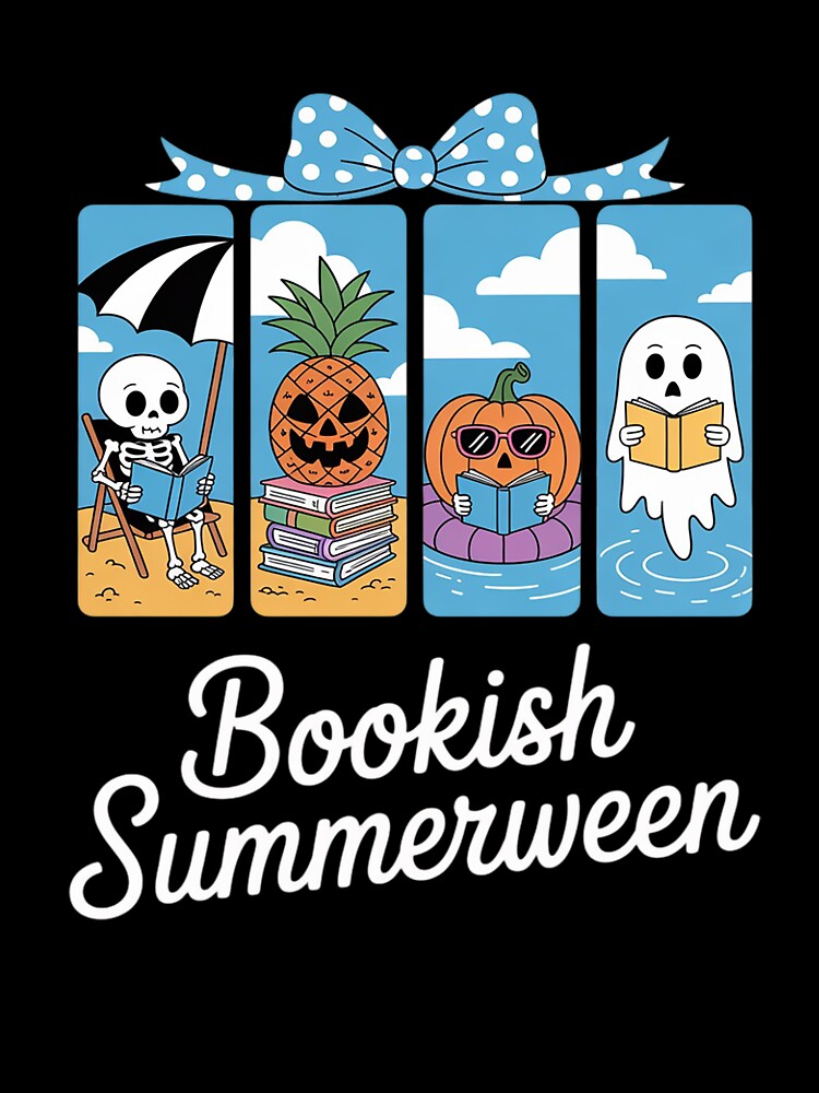 Bookish Book Lovers Summer Halloween Cute by FranzFriesen