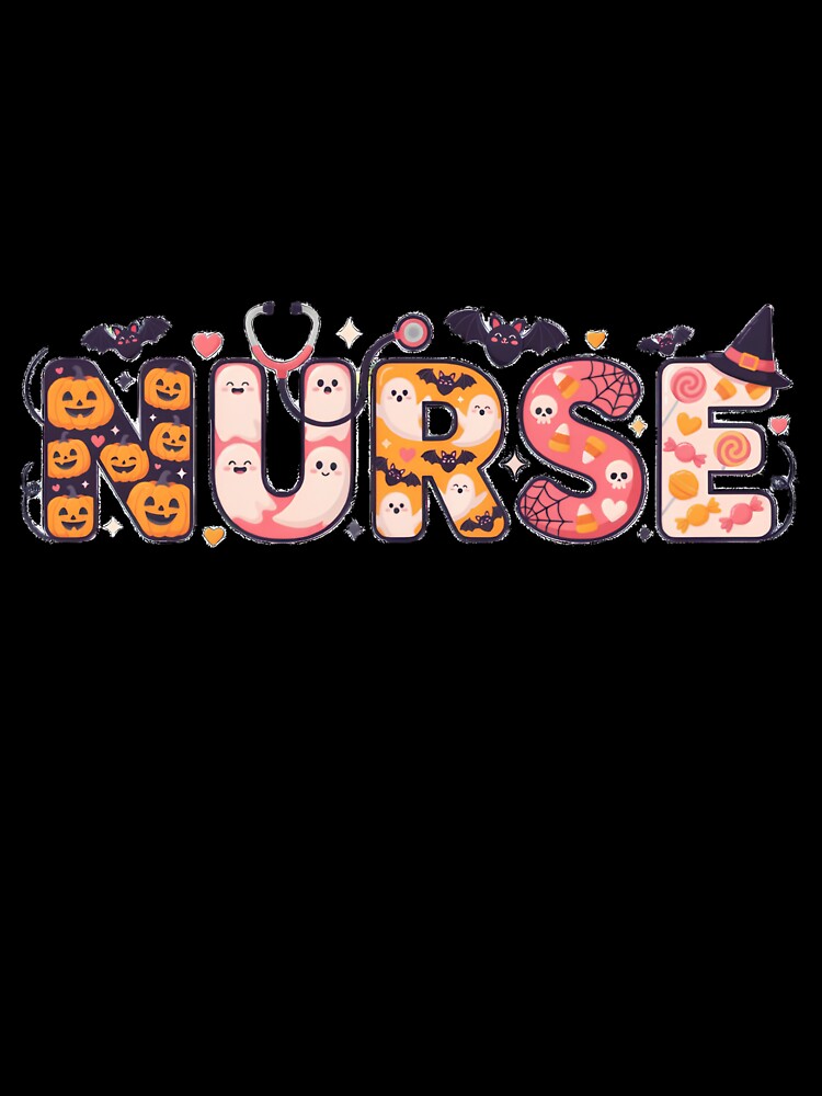 Halloween Nurse, Spooky Nurse, Cute Halloween Medical, Nurse Halloween Gift by Zizo-DR44