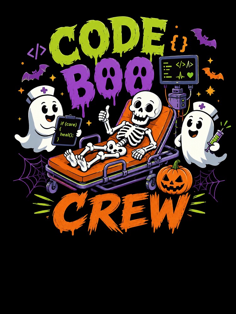 Boo Boo Crew Halloween Skeleton by RonWelche