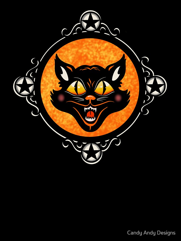 Spooky Cat by Candy Andy Designs