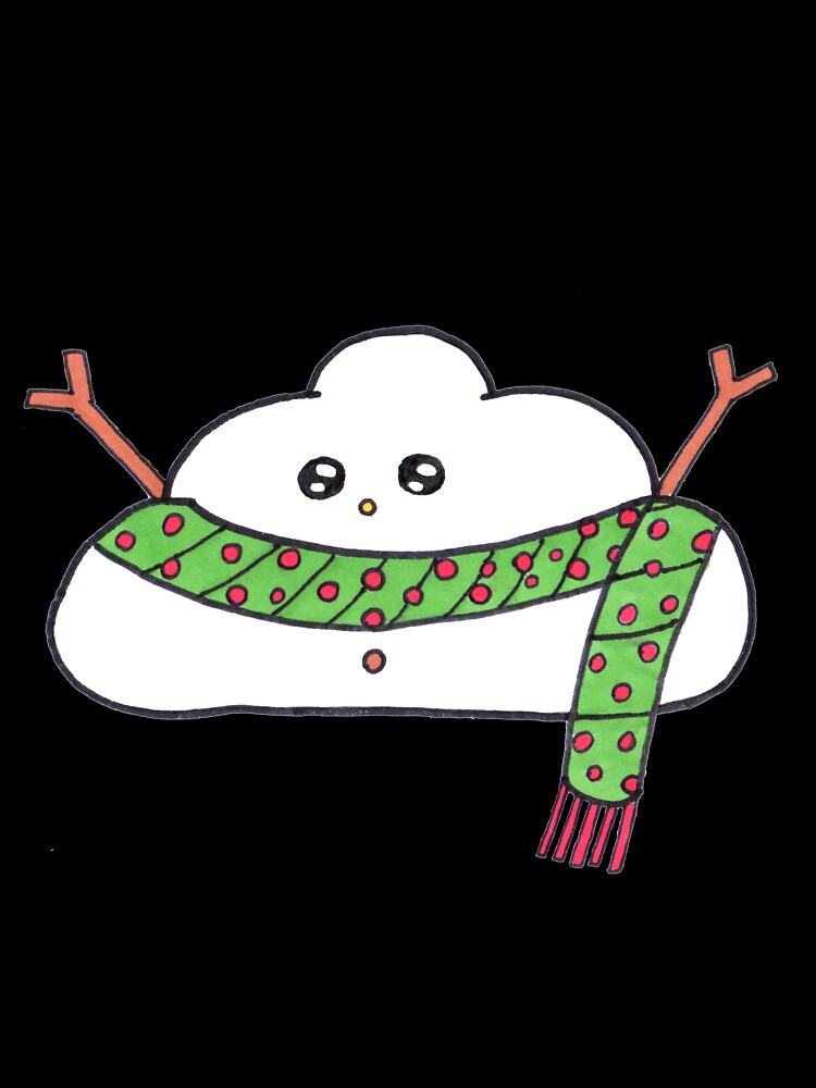 Snowman cloud by Kitten2525