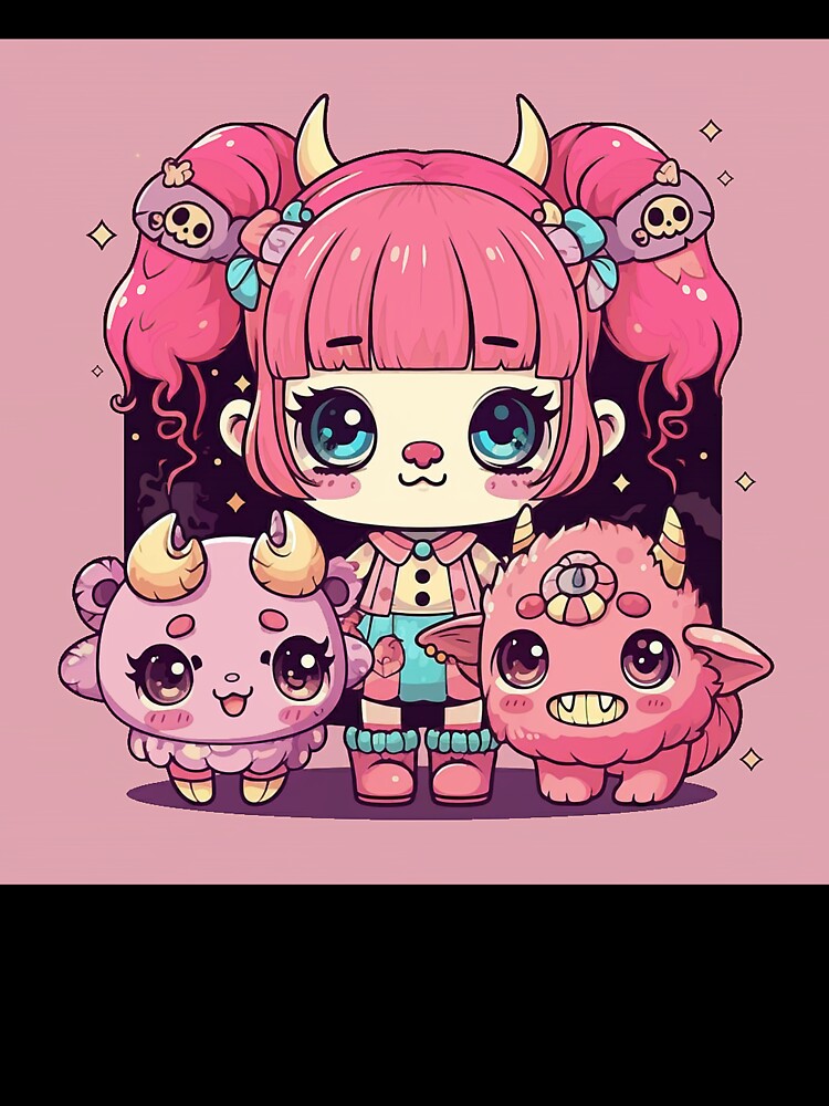 Kawaii Halloween Monster Friends | Spooky Cute by PinkGoddessLove