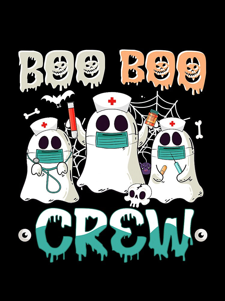 Boo boo Crew Nurse Halloween Ghost Costume Matching by tristankorine