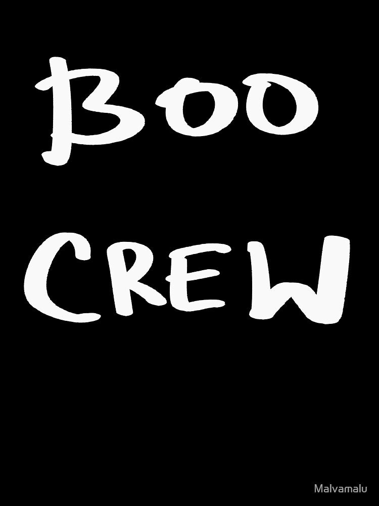 Boo crew-Funny Halloween tshirt by Malvamalu