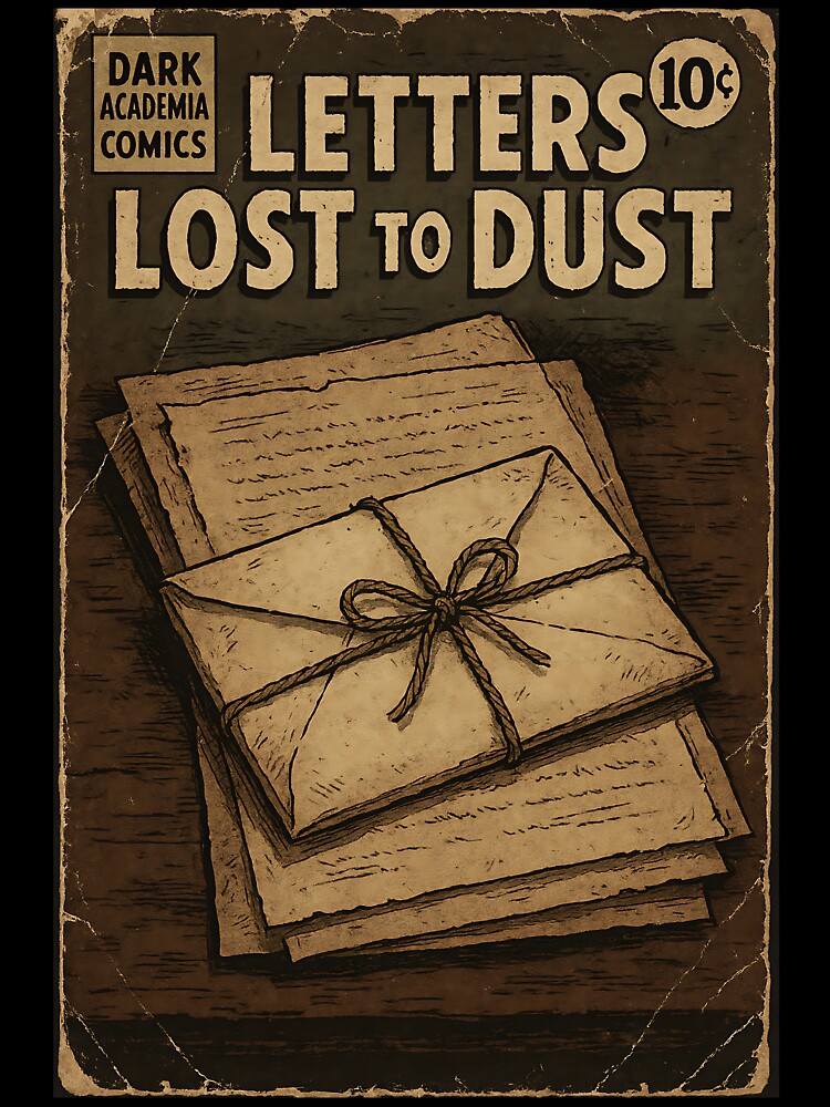 Vintage Dark Academia: Letters lost to dust by bapupa