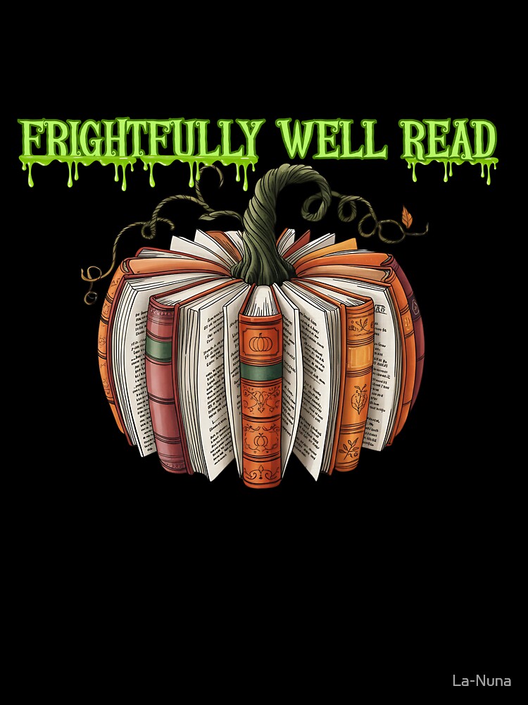 Frightfully Well Read – Halloween Book Pumpkin by La-Nuna