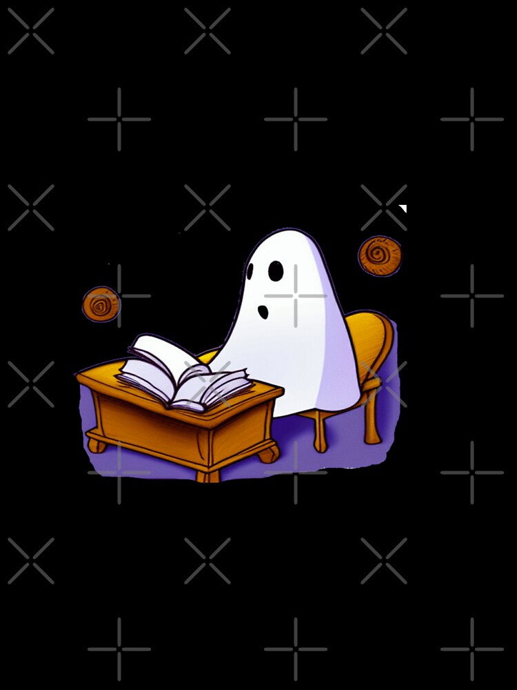 Cute Ghost Book Reading father and son | ladies men's  new mum | lockdown family  | parenting by ANOMIC ⭐⭐⭐⭐⭐