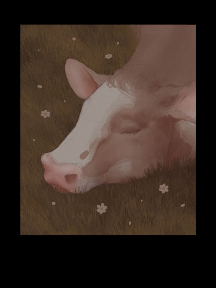Sleeping Cow by HuntingForTeeth