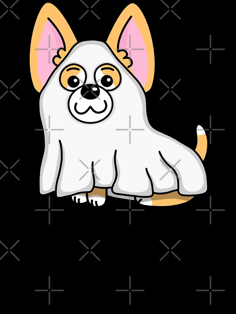 Corgi Ghost Costume Halloween by DimensionC169