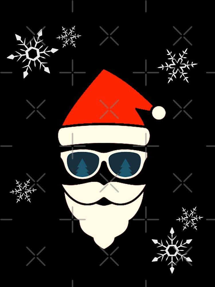 Hipster Santa Claus With Sunglasses, Cool Santa by TeensArts