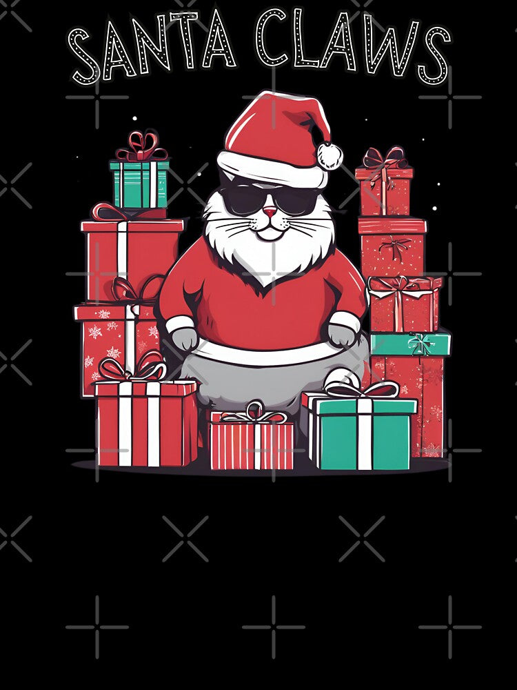 SANTA CLAWS | CAT LOVER | CAT CHRISTMAS by FitEnvy