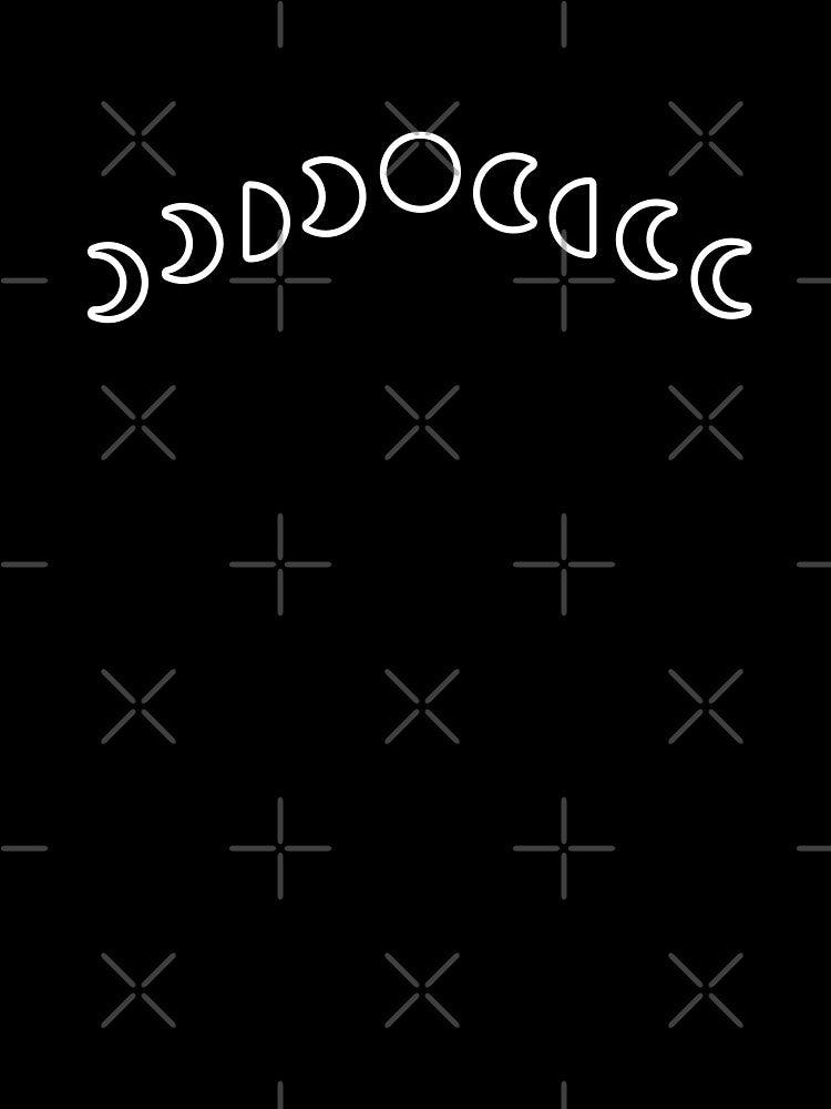 Simple Moon Phases Classic T-Shirt by PageZer0