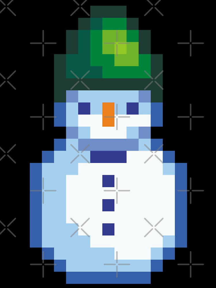 Stardew Valley Snowman Green Hat by aiya-pixels