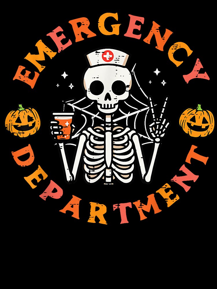 Emergency Department ER Nurse Halloween by BASKF