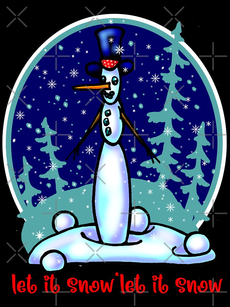 weird snowman  -21 by sandpiperstudio