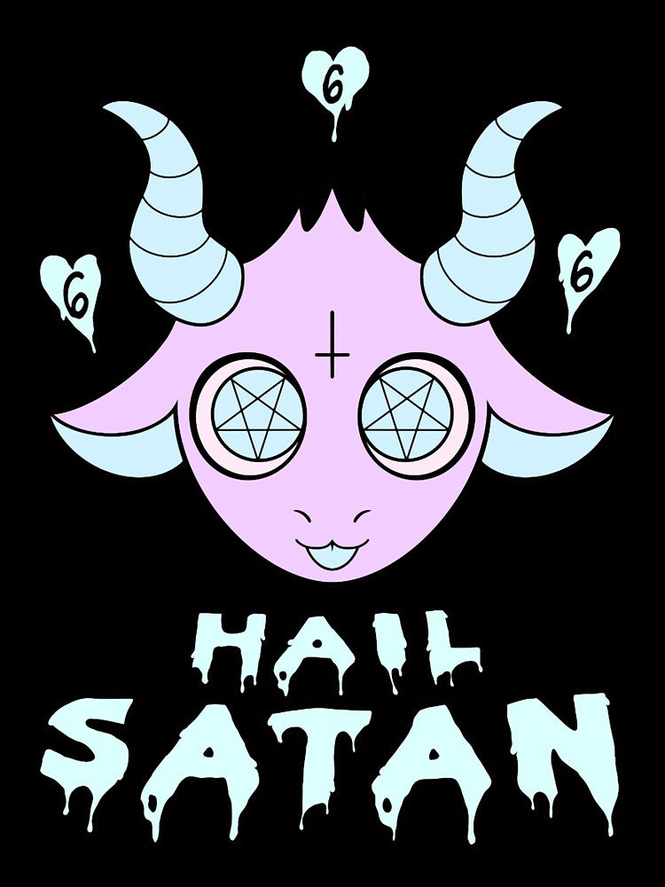 All Hail Pastel Goth Satan 666 by Josephine813