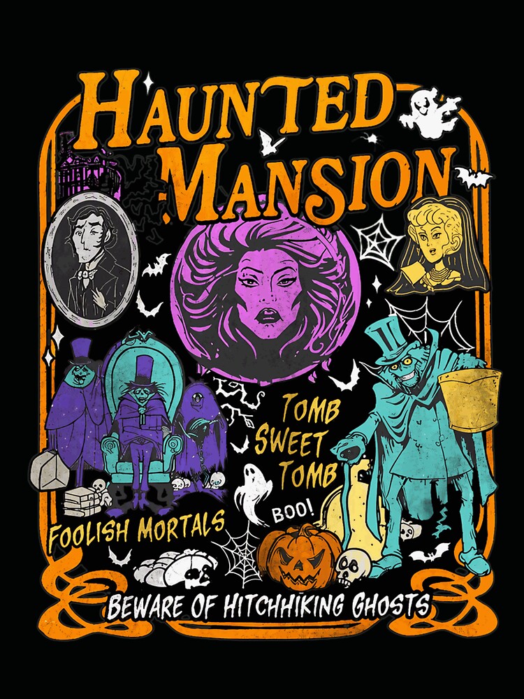 Spooky Ghosts Haunted House Vintage by MichaelKi32145
