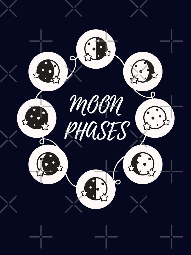 Moon Phases White by itismimi