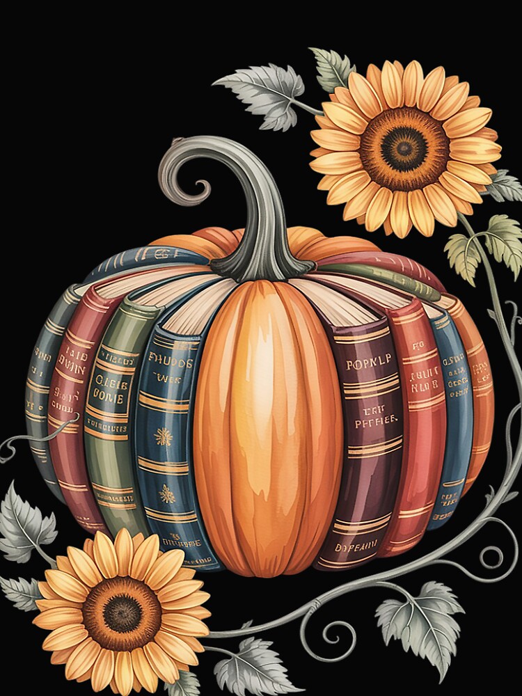 Fall Book Pumpkin Reading Halloween Teacher Bookish by MonsterBuddiess