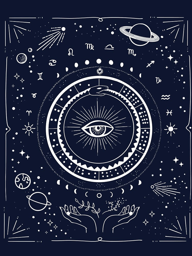 celestial card by MugDesignStore