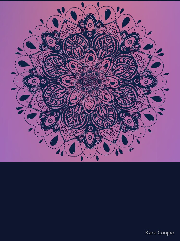 Lunar Phases - Moon Mandala by Kara Cooper