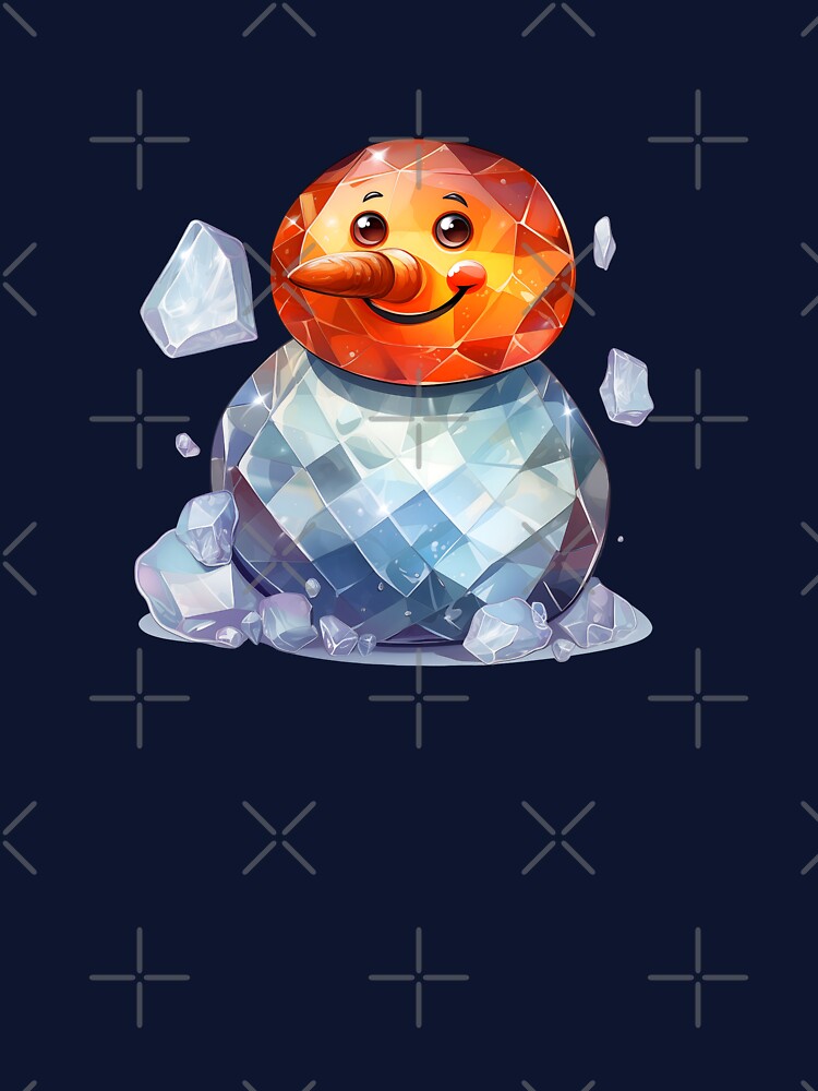 Frosty Radiance: The Charming Ice Snowman by unimuse