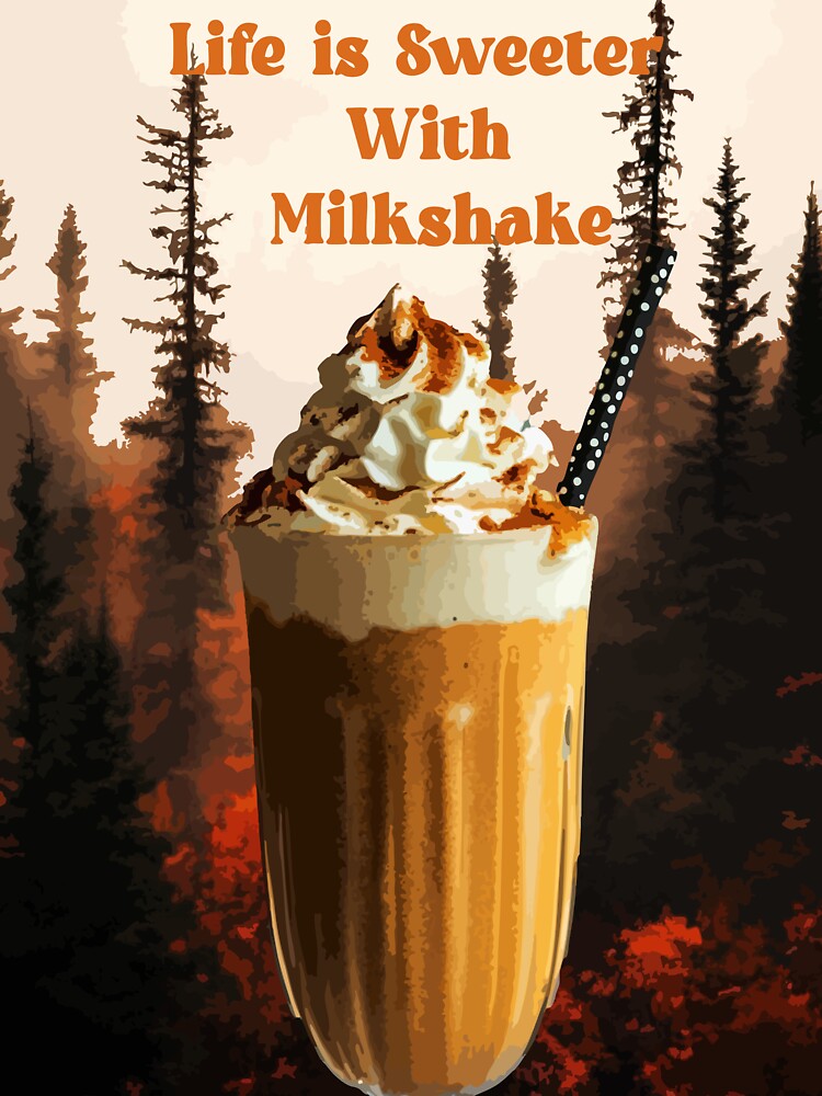 Autumn Milkshake Cozy Vibes by Abstract Finds