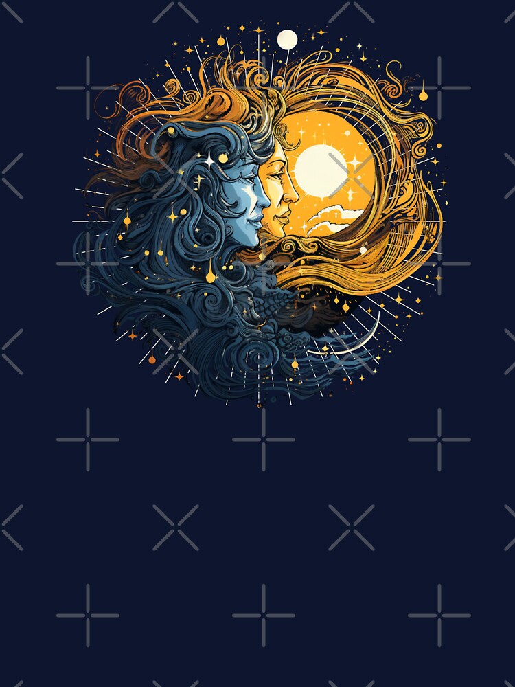 Celestial Sun and Moon by Chmielayka